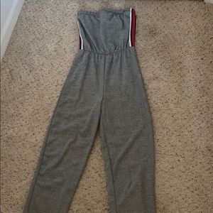 Checkered jumpsuit